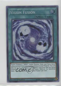 Vision Fusion 1st Ed. YuGiOh Battles of Legends: Hero's Revenge #BLHR-EN012 00jz - Image 1