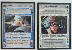 Star Wars CCG 11 card lot- Bravo Squadron with Pilots. - Image 10