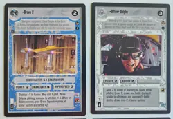 Star Wars CCG 11 card lot- Bravo Squadron with Pilots. - Image 11