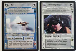 Star Wars CCG 11 card lot- Bravo Squadron with Pilots. - Image 13