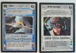 Star Wars CCG 11 card lot- Bravo Squadron with Pilots. - Image 2