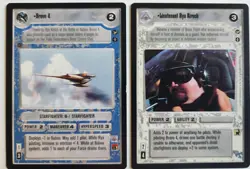 Star Wars CCG 11 card lot- Bravo Squadron with Pilots. - Image 5