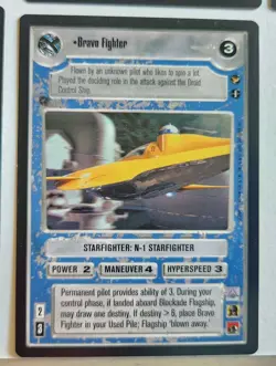 Star Wars CCG 11 card lot- Bravo Squadron with Pilots. - Image 7