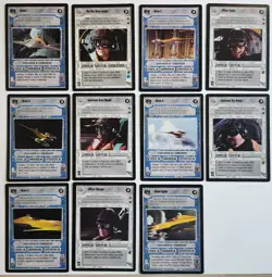Star Wars CCG 11 card lot- Bravo Squadron with Pilots. - Image 9