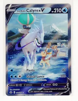 Ice Rider Calyrex V Chilling Reign Alt Art 164/198 Pokemon Card PE1 - Image 1