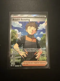 Brocks Scouting Full Art Trainer Rare Journey Together 179/159, NM Pokemon Card - Image 3
