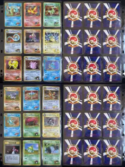 Gym Heroes,Gym Challenge Complete Set 194/194 Japanese Pokemon Cards Old Back - Image 3