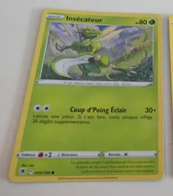 POKEMON STARS RADIEUX FRENCH CARD CARD Insector 005/189 FR JCC NM - Image 1