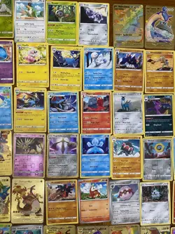 Huge Lot of 132 Pokémon Cards Some May Be Rare Inc Gold Charizards - Image 10