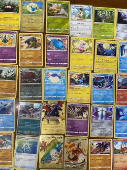 Huge Lot of 132 Pokémon Cards Some May Be Rare Inc Gold Charizards - Image 11