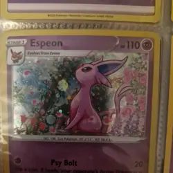 Espeon SWSH174 Black Star Promo Cosmos Holo Pokemon Card Near Mint (NM)/Mint (M) - Image 2
