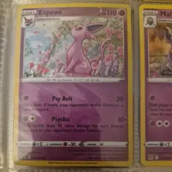 Espeon SWSH174 Black Star Promo Cosmos Holo Pokemon Card Near Mint (NM)/Mint (M) - Image 4
