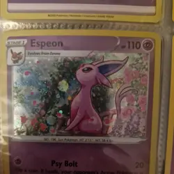 Espeon SWSH174 Black Star Promo Cosmos Holo Pokemon Card Near Mint (NM)/Mint (M) - Image 5