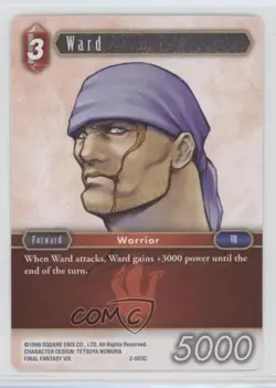 2016 Final Fantasy Trading Card Game: Opus 2 Collection Sam Ward Ward #003C 1i3 - Image 1