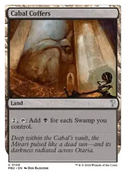 Cabal Coffers (White Border) - Near Mint MTG Mystery Booster 2 - NM - Image 1