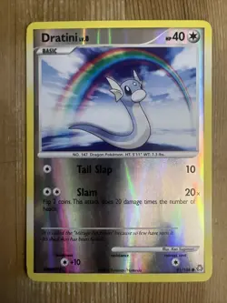 Dratini - 91/146 - Reverse Holo Legends Awakened Set - Pokemon Card - MP - Image 1