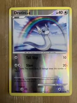 Dratini - 91/146 - Reverse Holo Legends Awakened Set - Pokemon Card - MP - Image 3