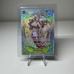 Shirahoshi SP Alt Art EB01-057 A Fist of Divine Speed OP11 One Piece Card NM/M - Image 1
