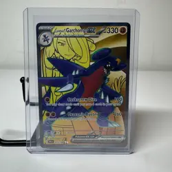 Cynthia's Garchomp EX Ultra Rare 215/182 Destined Rivals Pokemon Card NM/M - Image 1