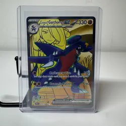 Cynthia's Garchomp EX Ultra Rare 215/182 Destined Rivals Pokemon Card NM/M - Image 7