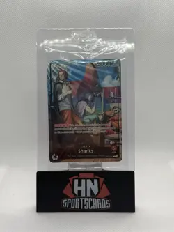 PSA One Piece Card Game SHANKS OP09-001 Holo Promo - FACTORY SEALED - Image 3