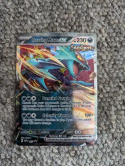 Pokemon Black Star Promo Card SVP 067 Roaring Moon ex Star Foil Holo - Image 1