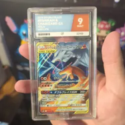 Charizard & Reshiram GX Ace 10 007/095 Ultra Rare Double Blaze Pokemon TCG Card - Image 3