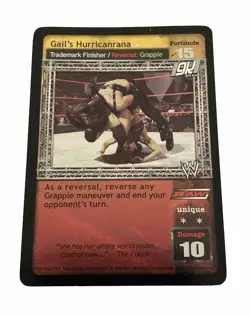 WWE RAW Deal Gail's Hurricanrana Foil Card - Image 1