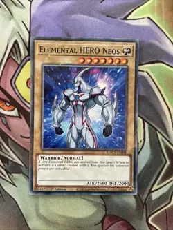 HAC1-EN004 Elemental Hero Neos Duel Terminal Holo 1st Edition NM Yugioh Card - Image 1