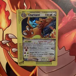 Charizard 146/144 Skyridge Crystal Holo Rare CUST0M Fan Art Card proxy NM - Image 5