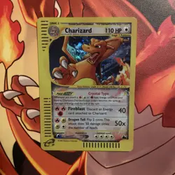 Charizard 146/144 Skyridge Crystal Holo Rare CUST0M Fan Art Card proxy NM - Image 6