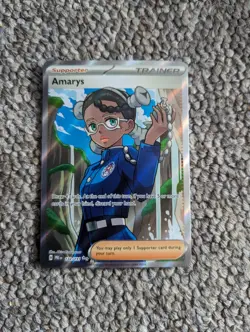 Amarys 132/131 Pokemon Prismatic Evolutions Secret Rare Card Foil Holo - Image 3