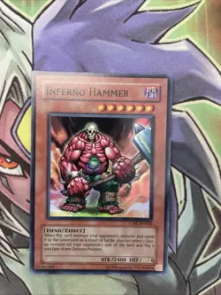 CMC-EN002 Inferno Hammer Super Rare Unlimited Edition NM Yugioh Card - Image 3