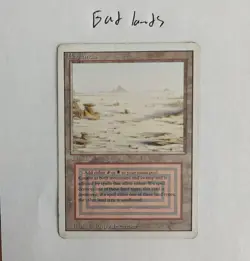 Magic the Gathering Badlands Revised Edition Heavily Played - Image 3