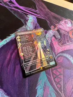 MTG Magic x Final Fantasy - Summon: Bahamut ⭐ Borderless FOIL ⭐ NM - Image 2