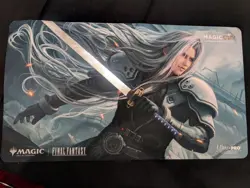 Magic The Gathering Final Fantasy Sephiroth UltraPro MagicCon Vegas FOIL Playmat - Image 1