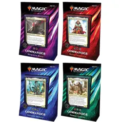 Magic the Gathering TCG 2019 Commander Deck Set of 4 - Image 2