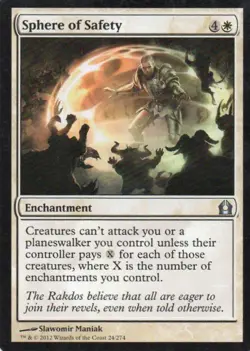 MTG: Return to Ravnica: Sphere of Safety: Lightly Played Condition - Image 2