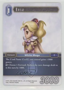 2016 Final Fantasy Trading Card Game: Opus 2 Collection Rosa #144C 2rz - Image 1