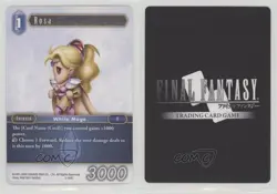 2016 Final Fantasy Trading Card Game: Opus 2 Collection Rosa #144C 2rz - Image 3