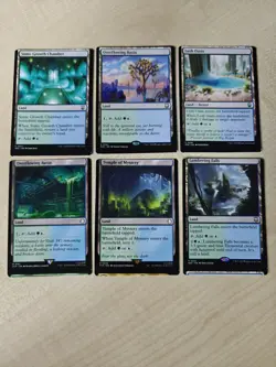 MTG Misprint Simic Non-Basic Miscut Dual Lands x6 - Image 3