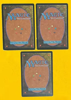 MTG ZUBERI, GOLDEN FEATHER (x3) Mirage (OldManMTG 010-320) - Image 2