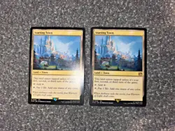 Starting Town Final Fantasy MTG Non Foil NM (2 CARD LOT) - Image 1