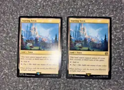 Starting Town Final Fantasy MTG Non Foil NM (2 CARD LOT) - Image 2