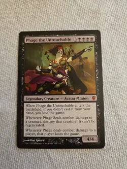 MTG  Phage The Untouchable Conspiracy NM - Image 2