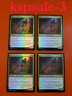 4x Moss-Pit Skeleton | FOIL | Zendikar Rising | MTG Magic Cards - Image 1
