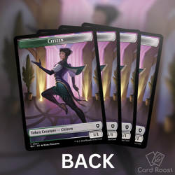 MTG Magic x4 Soldier  / Citizen Double-Sided Token Commander Bloomburrow BLC - Image 4