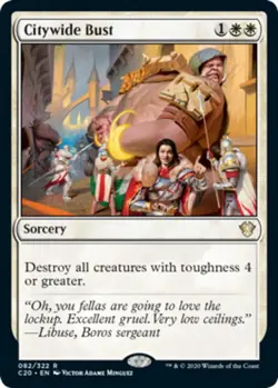 Citywide Bust - Commander 2020 #082/322 MTG Magic The Gathering - Image 1