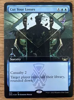 magic the gathering Cut Your Losses #410 NM Foil New Capena - Image 1
