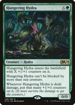 Magic The Gathering MTG HUNGERING HYDRA Core Set 2019 NM Near Mint - Image 2
